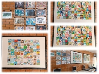 Mostra de Trabalhos na Biblioteca - Traçados Geométricos